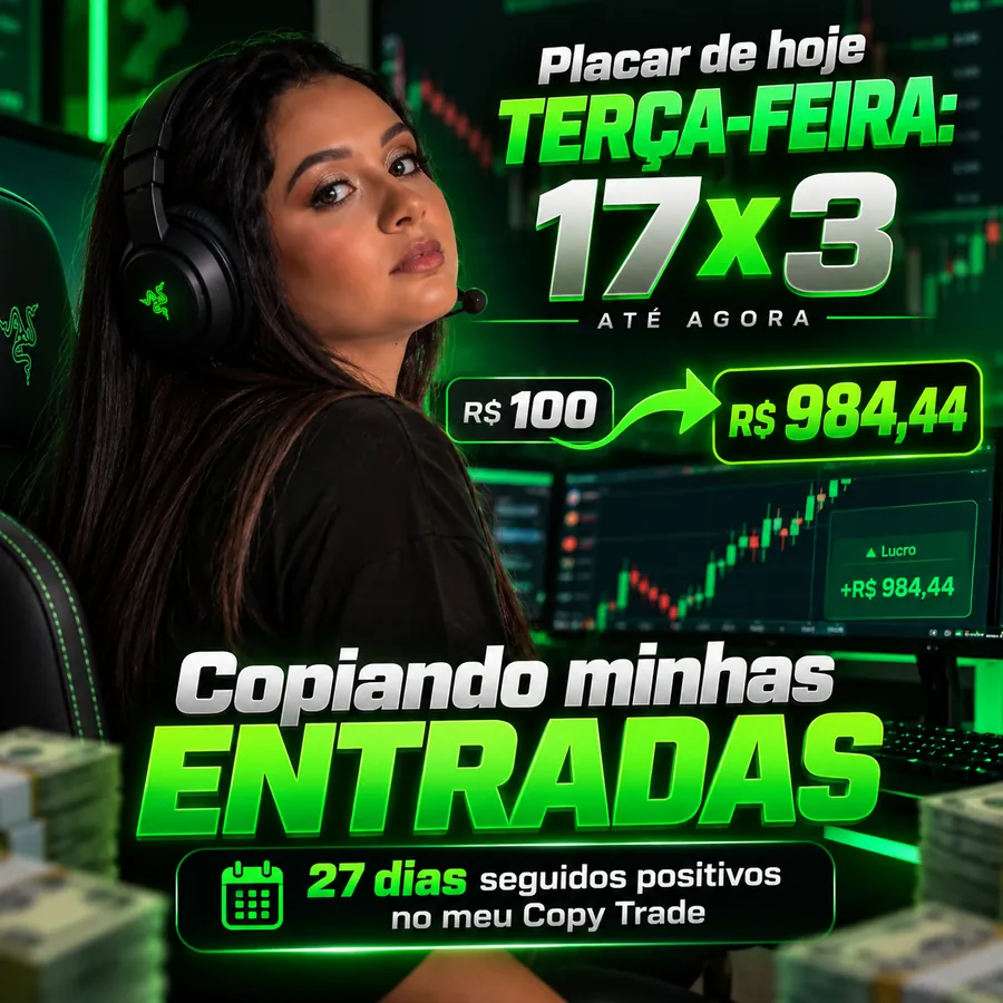 Placar de terça-feira: 17x3, R$ 100 para R$ 984,44